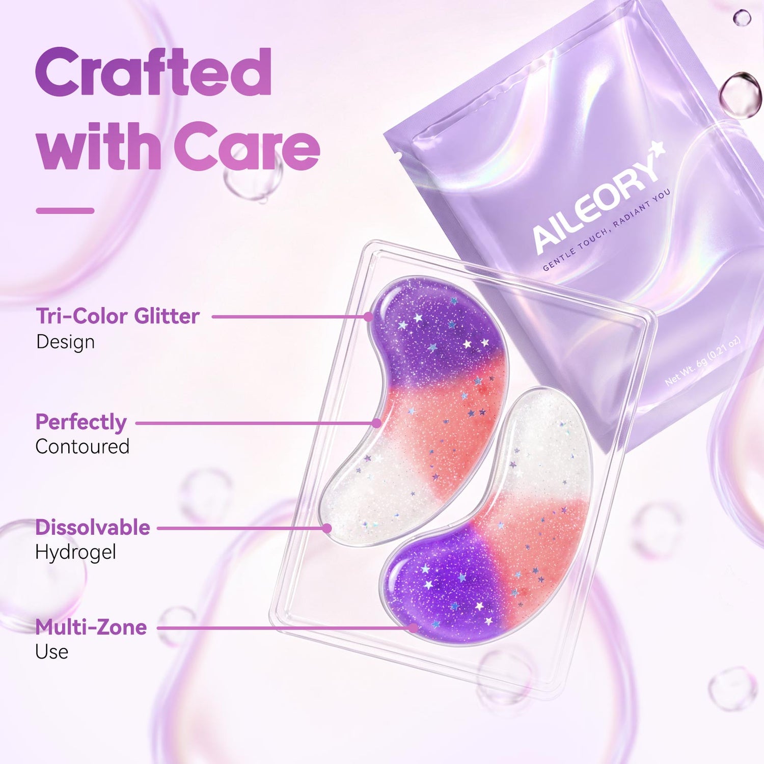 Tri-Color Radiance Under Eye Patches