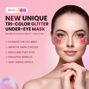 Tri-color Glitter Eye Mask