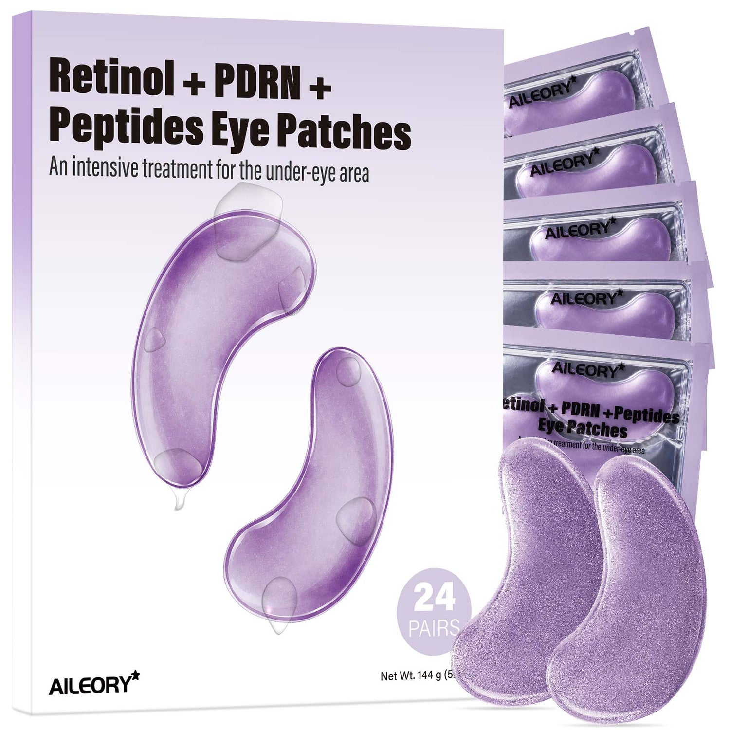 PDRN Retinol Peptides Under Eye Patches