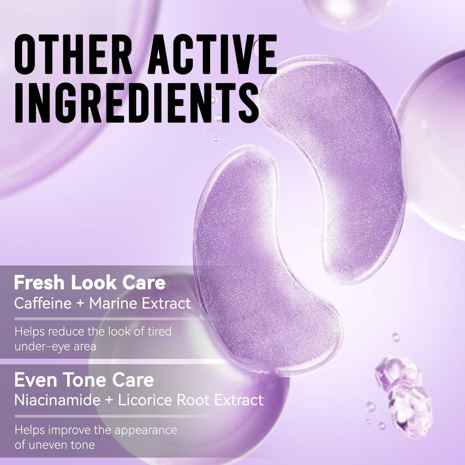 PDRN Retinol Peptides Under Eye Patches