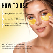 24K Gold Peptide Under Eye Patches