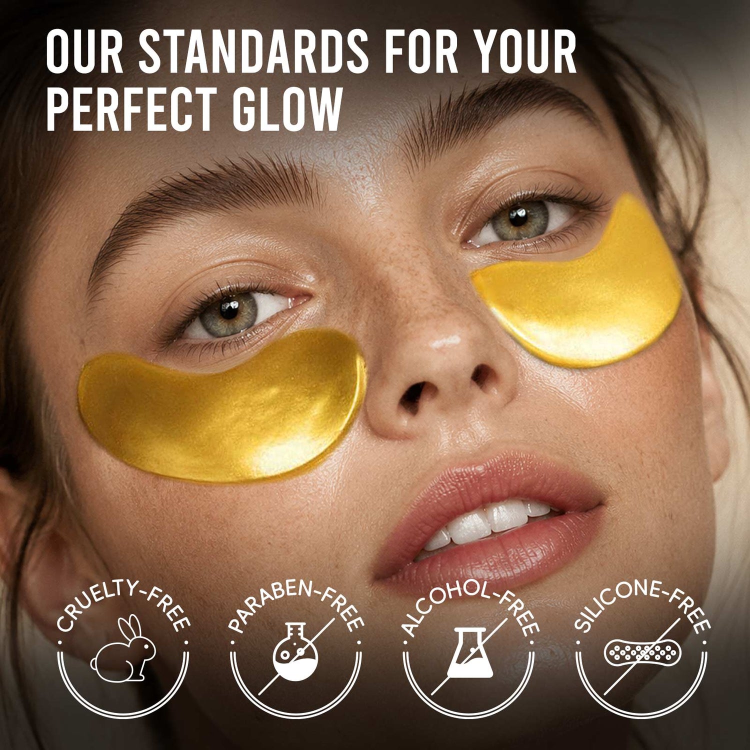 24K Gold Peptide Under Eye Patches