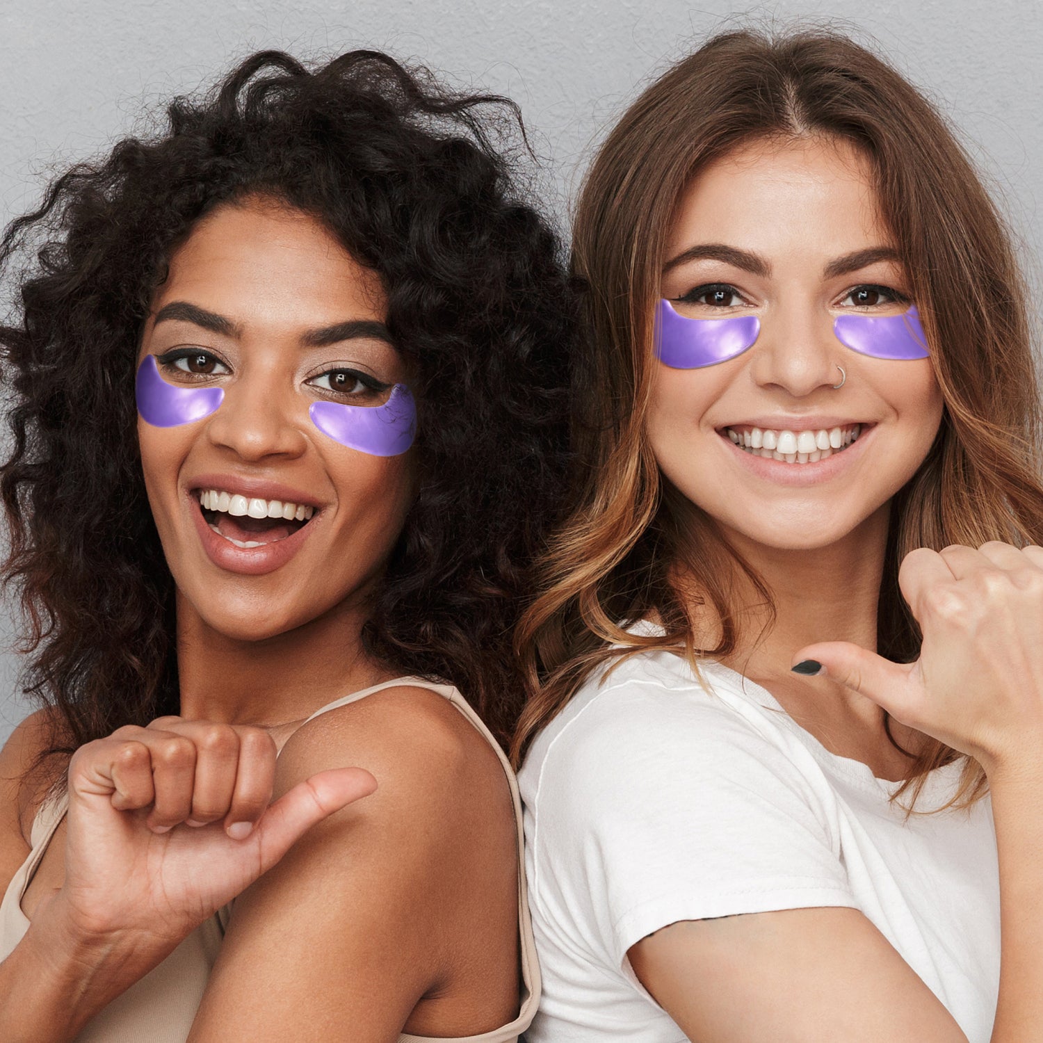 woman wearing eye masks